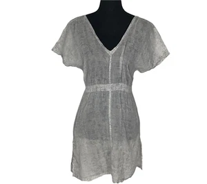 ATHLETA Women Swim Rip Rap Cover U Dove Cover Up Size XXS Gray Lightweight - Picture 1 of 11