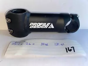 PROFILE Design bicycle STEM 100 mm 25.4 / 1" steerer x 26.0 handlebar 90° - Picture 1 of 4