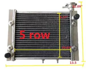 5Row Aluminum Radiator For Can-Am Outlander 500 650 800 2006 - 2014 2007 2008 09 - Foto 1 di 8