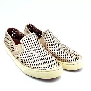 Tory Burch Jessie sneaker moda donna oro taglio laser pelle - taglia 10,5 - Foto 1 di 10
