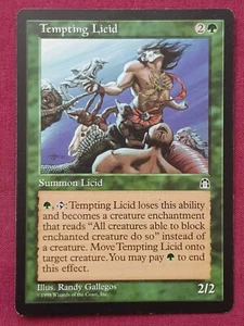 Magic The Gathering STRONGHOLD TEMPTING LICID green card MTG - Picture 1 of 2