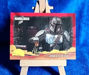 Rare Red 2020 TOPPS STAR WARS THE MANDALORIAN JOURNEY OF GROGU RED 99/99 - Picture 1 of 2