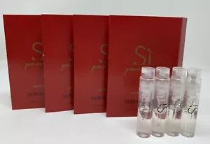 4 x Giorgio Armani Si Passione Eau De Parfum EDP Spray 0.04 oz/1.2 ML Sampls - Picture 1 of 1