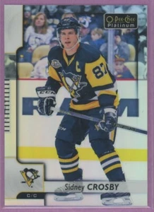 2017 17-18 OPC O-PEE-CHEE PLATINUM RAINBOW PENGUINS SIDNEY CROSBY #1 - Foto 1 di 2
