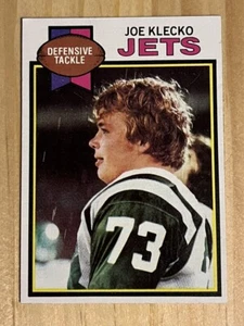 JOE KLECKO NY JETS #101 1979 TOPPS NFL FUSSBALLKARTE HOF - Bild 1 von 3