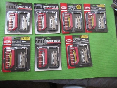 Lote 7 Nuevo Kit de Herramientas Compactas Bell Roadside 600 Bicicleta Bicicleta. Obtienes todos los 7 Foto 1 de 4