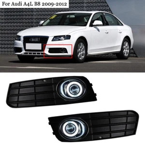 Superb LED COB Angel Eyes+HID Lamp Projector Lens Foglights For Audi A4 B8 09-12 - Picture 1 of 8