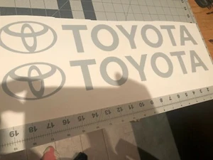 TOYOTA DECAL, VINYL STICKER, CHEAP SHIPPING (BUY 1 GET 1 ) LARGE DECAL (BOGO) - Picture 1 of 4