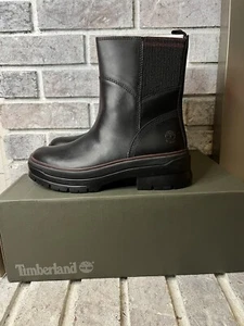 NEU Timberland Damen Malynn EK+ wasserdicht Slipper Stiefel Größe 6 M tiefschwarz - Bild 1 von 9
