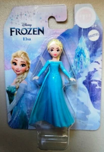 MATTEL DISNEY PRINCESS FROZEN MINI 2.5" FIGURE TOY CAKE TOPPER-DOLLHOUSE - ELSA - Picture 1 of 1