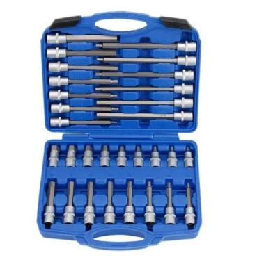 30 Piece Hexagonal 1/2 Spinner Socket Set H5-H19 Extra Long And Extra Short Bits - Image 1 of 4