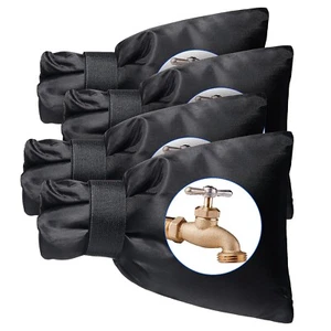 4 Pieces Outdoor Water Faucet Cover for Winter Outside Garden Faucet Sock Spi... - Picture 1 of 6