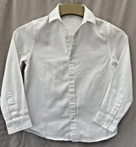 NEXT "Looksharp" Boys Smart White Collar Long Sleeved Shirt - 8 Yrs - Picture 1 of 4