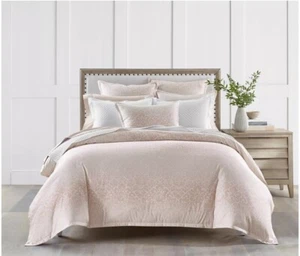 Charter Club Sleep Luxe Ombre Damask 800 Thread Count KING Duvet Cover Set Petal - Picture 1 of 5