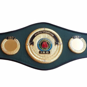 IBO Boxen Mini Championship Gürtel Kunstleder Brandneu - Bild 1 von 5