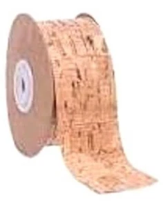 ROTOLO SUGHERO ADESIVO NASTRO REGALO IN VERO SUGHERO RESISTENTE MOLTO LARGO 5CM - Foto 1 di 2