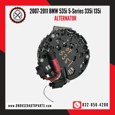 Alternador 2007-11 para BMW 135i 335i 535i serie 5 3,0 L 12317558220 A9591 OEM Foto 1 de 4