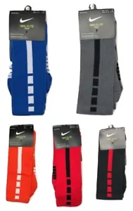 Nike Men's Elite DRI-FIT Basketball Cushioned Crew Socks Multiple Colors & Sizes - Picture 1 of 89