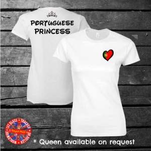 Portugiesische Prinzessin T-Shirt, Portugal, Damen, Kinder - Bild 1 von 1