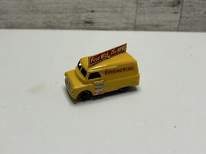Vintage Matchbox Series Yellow Evening News Van • By Lesney • Made in England
