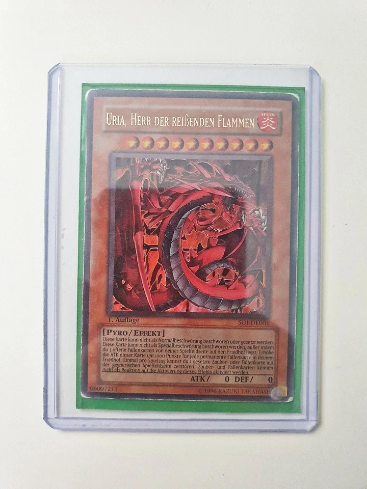 Yu-Gi-Oh! Uria, Herr Der Reißenden Flammen SOI-DE001 Ultra Rare 1. Auflage - Bild 1 von 1