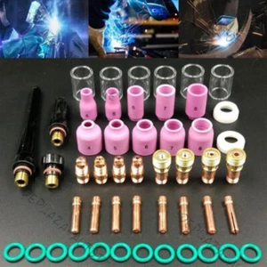 Für WP SR Binzel 17 18 26 Schweißzubehör Kit WIG TIG Verschleißteile Set 49 TLG - Bild 1 von 9