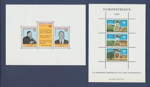 DAHOMEY - Scott C73a  & C105a  - MNH S/S - Martin Luther King & Europafrica --b - Picture 1 of 1