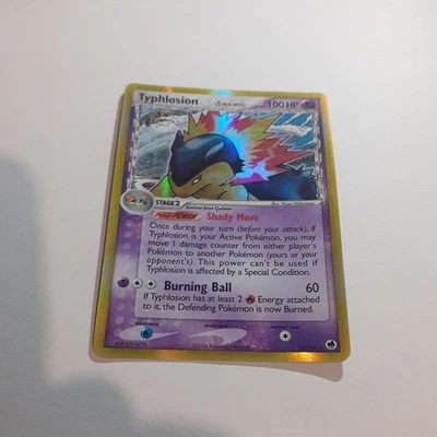 Typhlosion 12/101 HOLO Pokémon Card EX Dragon Frontiers Holo Rare - Image 1 of 3