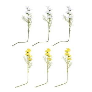 6 Pcs Margeriten Künstlich Künstliche Blüten Dekorative Pflanze - Bild 1 von 12
