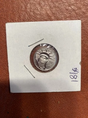 2003 $10 1/10oz Platinum American Eagle in protective sleeve.  Uncirculated. - Image 1 of 2