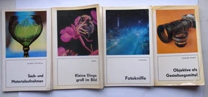 Kleine Dinge groß im Bild+Sach-u.Materialaufnahmen+ Fotokniffe+Objektive DDR-Lot - Bild 1 von 1