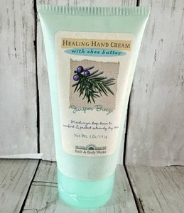 Vintage JUNIPER BREEZE Bath & Body Works Healing Hand Cream 5 oz Rare HTF - Picture 1 of 4