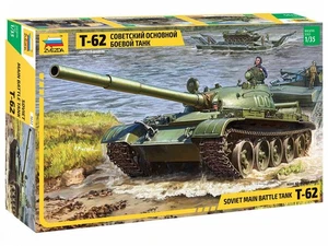 ZVEZDA 3622 MAQUETTE MILITAIRE CHAR SOVIETIQUE T-62 1/35 - Picture 1 of 1