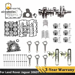 For Land Rover Jaguar 306DT TDV6 3.0L 2009-19 Engine Overhaul Rebuild Kit Piston - Picture 1 of 34