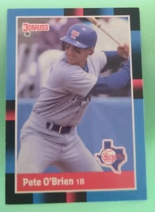 1988 Donruss - Pete O'Brien #284 - Texas Rangers - Picture 1 of 2