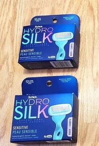 8 Schick 5-Blade Hydro Silk Sensitive Cartridge Refills With Aloe+ Retail - Picture 1 of 1