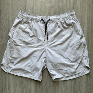 Legends Luka Herrenshorts Größe Large gefüttert sportlich Laufen Fitnessstudio Eierschale weiß - Bild 1 von 8