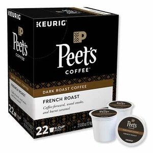 Peet's FRENCH ROAST Café, Keurig 22 K-Cups Vainas Tostado Oscuro FRESCO - Imagen 1 de 2