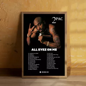 All Eyez on Me 2Pac Album Poster 24x36" Custom Canvas Print Muisc Poster - Picture 1 of 5
