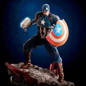 1/24 75mm Resin Superhero Model Kit Captain America Unpainted - Imagen 1 de 4