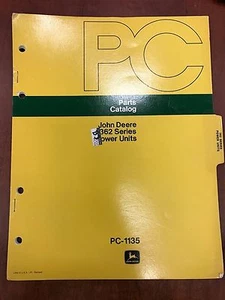 John Deere Parts Catalog 362 Series Power Units #PC1135 - Picture 1 of 1