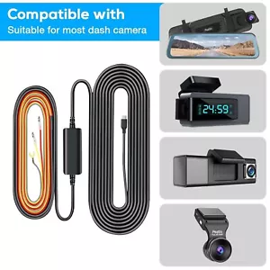 Kit Hardwire Type C Dash Cam Doppia Dash Cam Q4 Anteriore e Posteriore, Hardwire Kit Fusibile - Foto 1 di 7