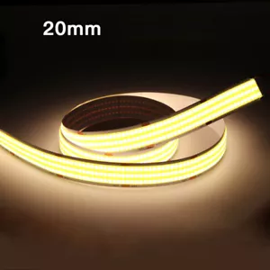 Three Rows COB Strip DC24V 960LEDs/m 20mm Wide Flexible COB LED Strip Light - Picture 1 of 14