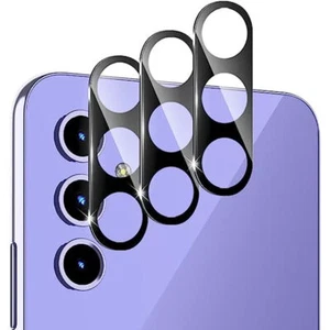 3-Pack HD Tempered Glass Camera Lens Protector for Samsung Galaxy A14 5G - Black - Picture 1 of 11