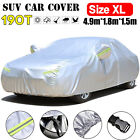 Full Car Cover for Outdoor Sun Dust Scratch Rain Snow Waterproof 193x71x59" S8S8