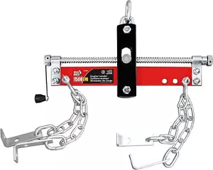 Heavy Duty Load Lift Tool 1500-Lbs Engine Leveler Hoist Shop Crane Cherry Picker - Foto 1 di 6