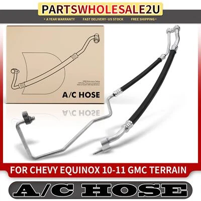 Conjunto de succión y descarga de aire acondicionado para Chevrolet Equinox GMC Terrain 2010 2011 Foto 1 de 4