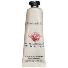 Crabtree & Evelyn Caribbean Island Wild Flowers Hand Therapy Cream 0.9 oz New 