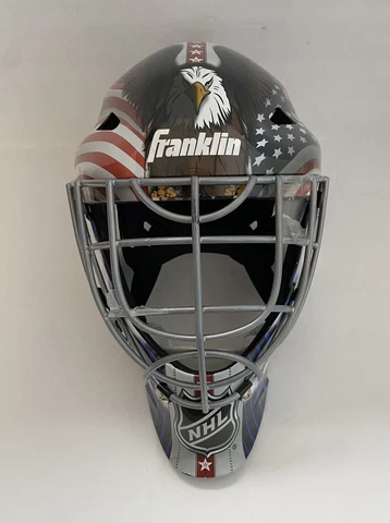 Franklin GFM 1500 Hockey Goalie Face Mask Valor American Flag Patriotic Eagle Cover