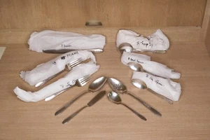 51-teiliges WM ROGERS & SON Silberbesteck Silberset - Bild 1 von 4